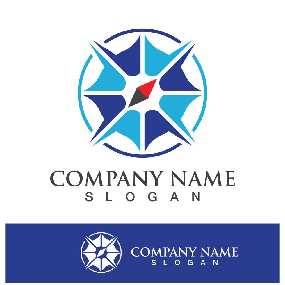 Compass Logo Template vector icon