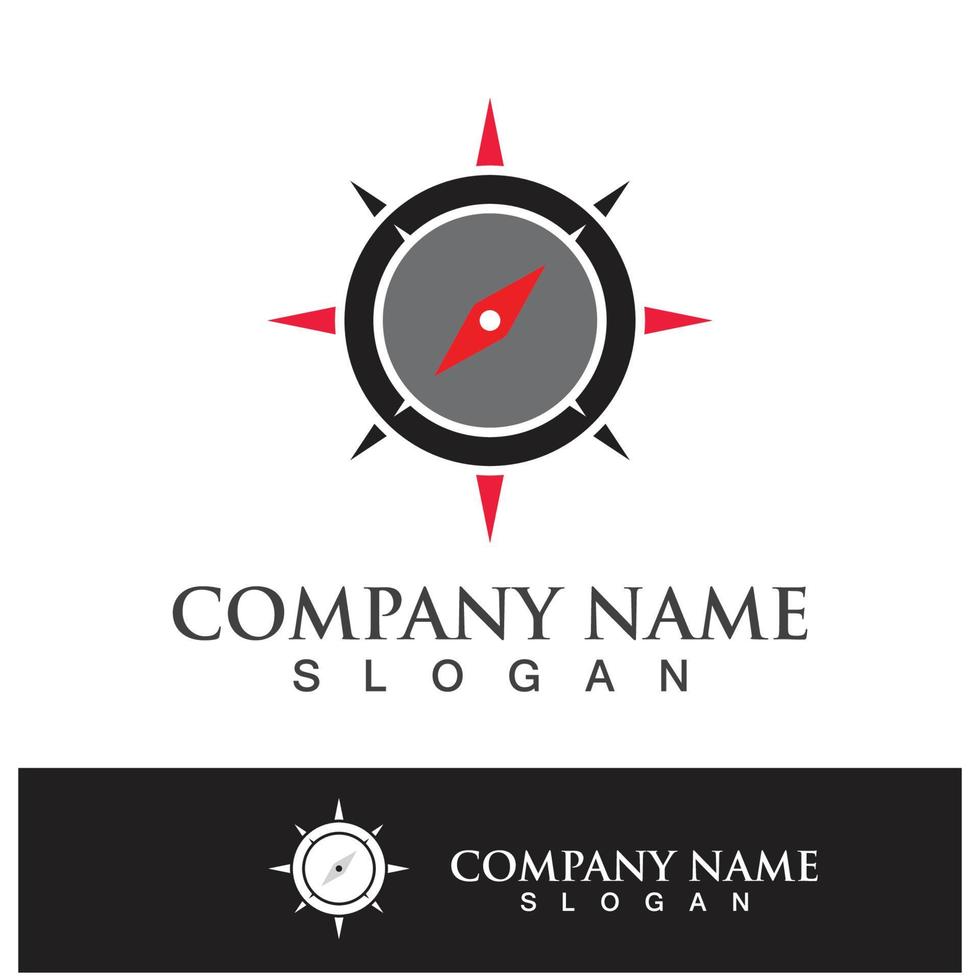 Compass Logo Template vector icon