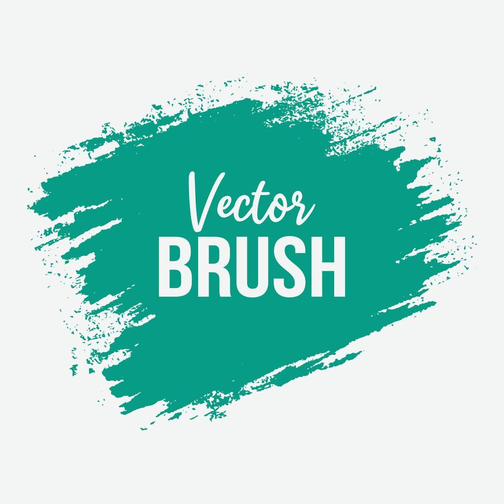 Modern grunge turquoise paint brushstroke 13648654 Vector Art at Vecteezy