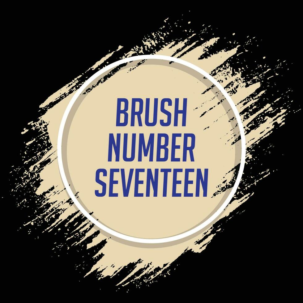 Abstract grunge wheat color brush stroke vector