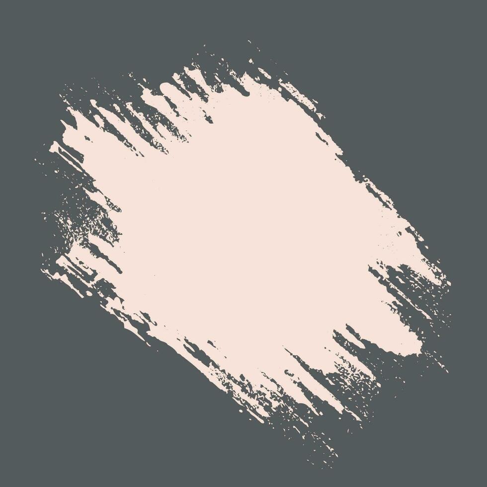Abstract grunge wheat color brush stroke vector