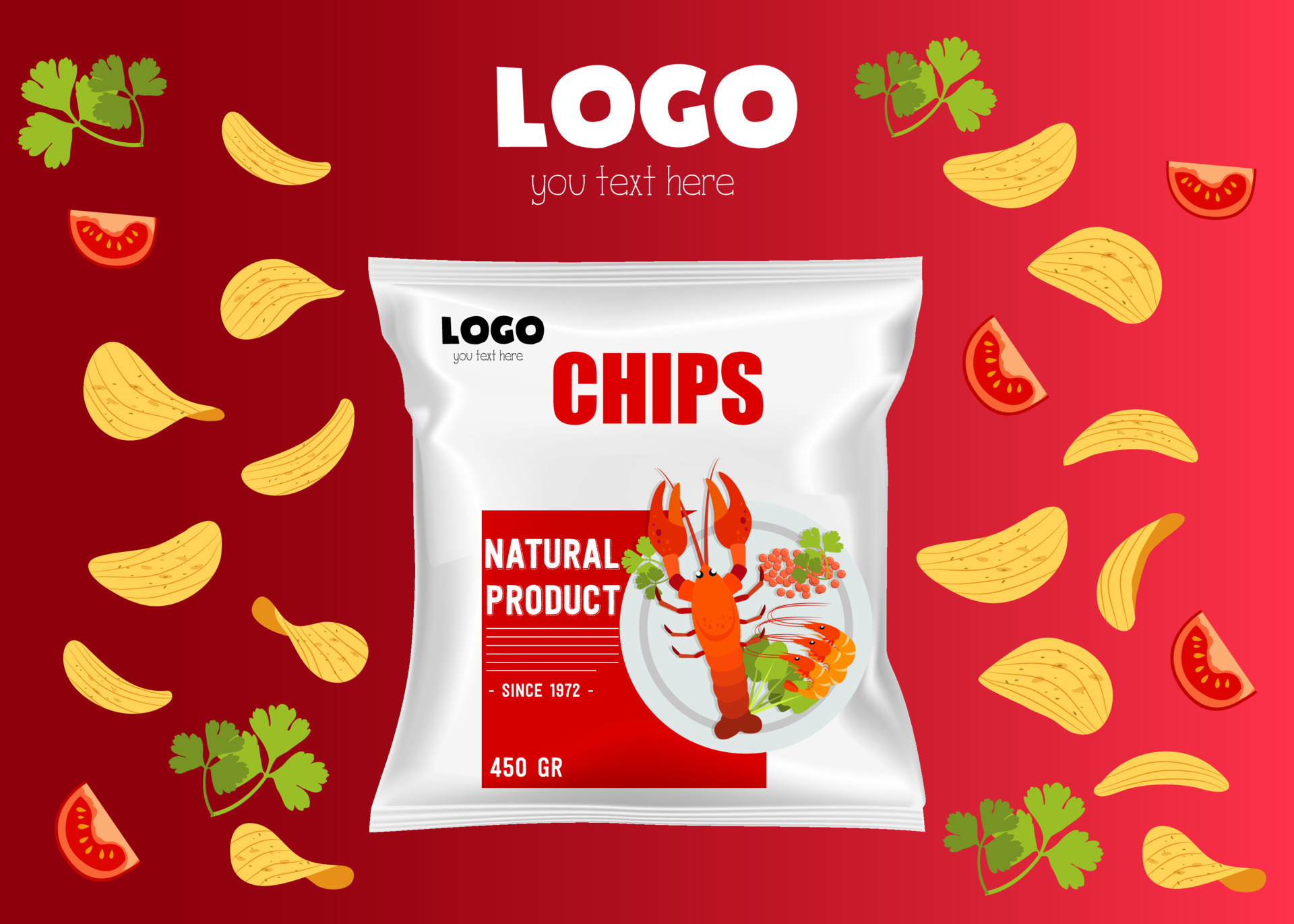 chips packaging template vector art colorful 13648735 Vector Art at chips packaging template vector art colorful 13648735 Vector Art at