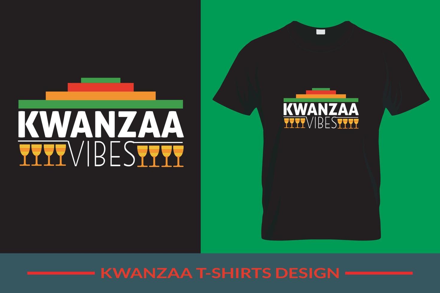 KWANZAA Vibes...T SHIRT Free Vector