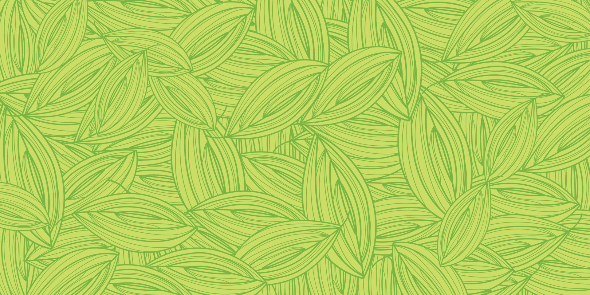 abtract soft green leaf texture pattern vector background illustration