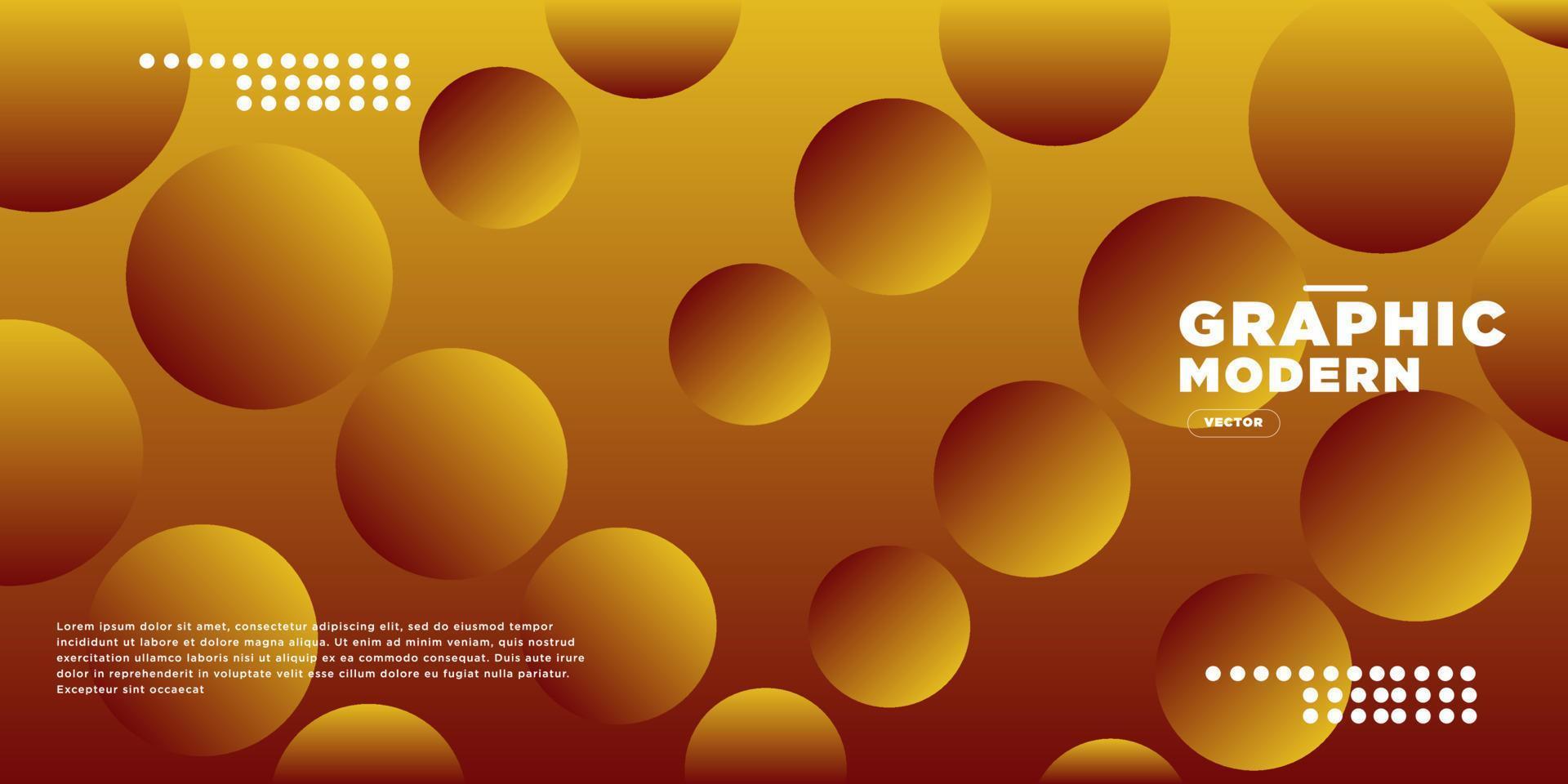 Abstract geometric banner template vector