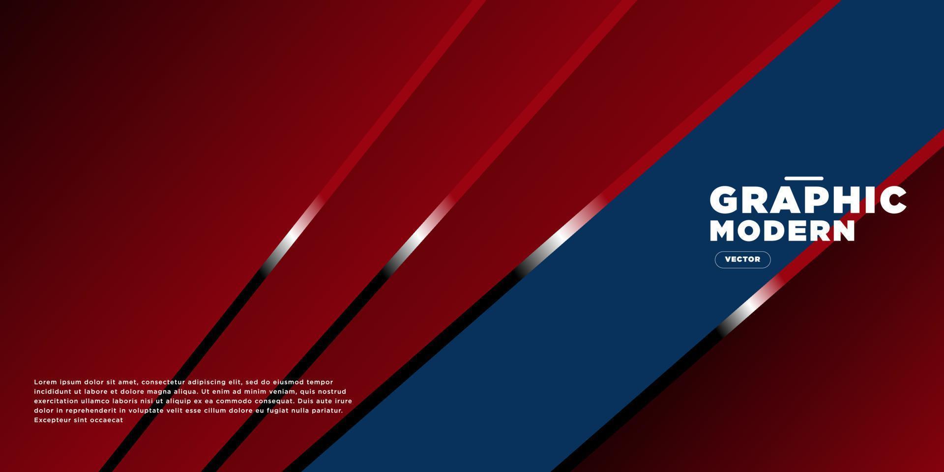 Abstract geometric banner template vector
