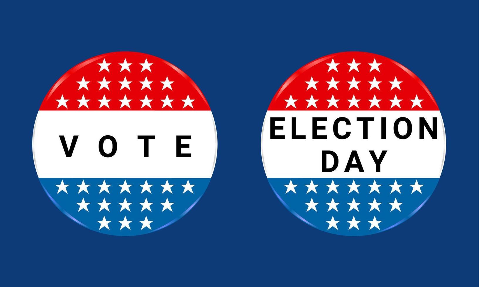 icono o ilustración del logotipo del día de la votación y las elecciones, día de las elecciones 8 de noviembre de 2022, vector