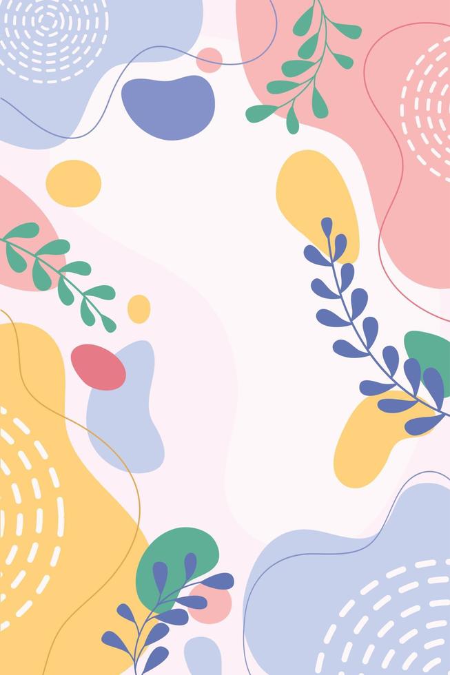 diseño banner marco flor primavera fondo con hermosa. fondo de flores para el diseño. fondo colorido con plantas tropicales. lugar para su texto. vector