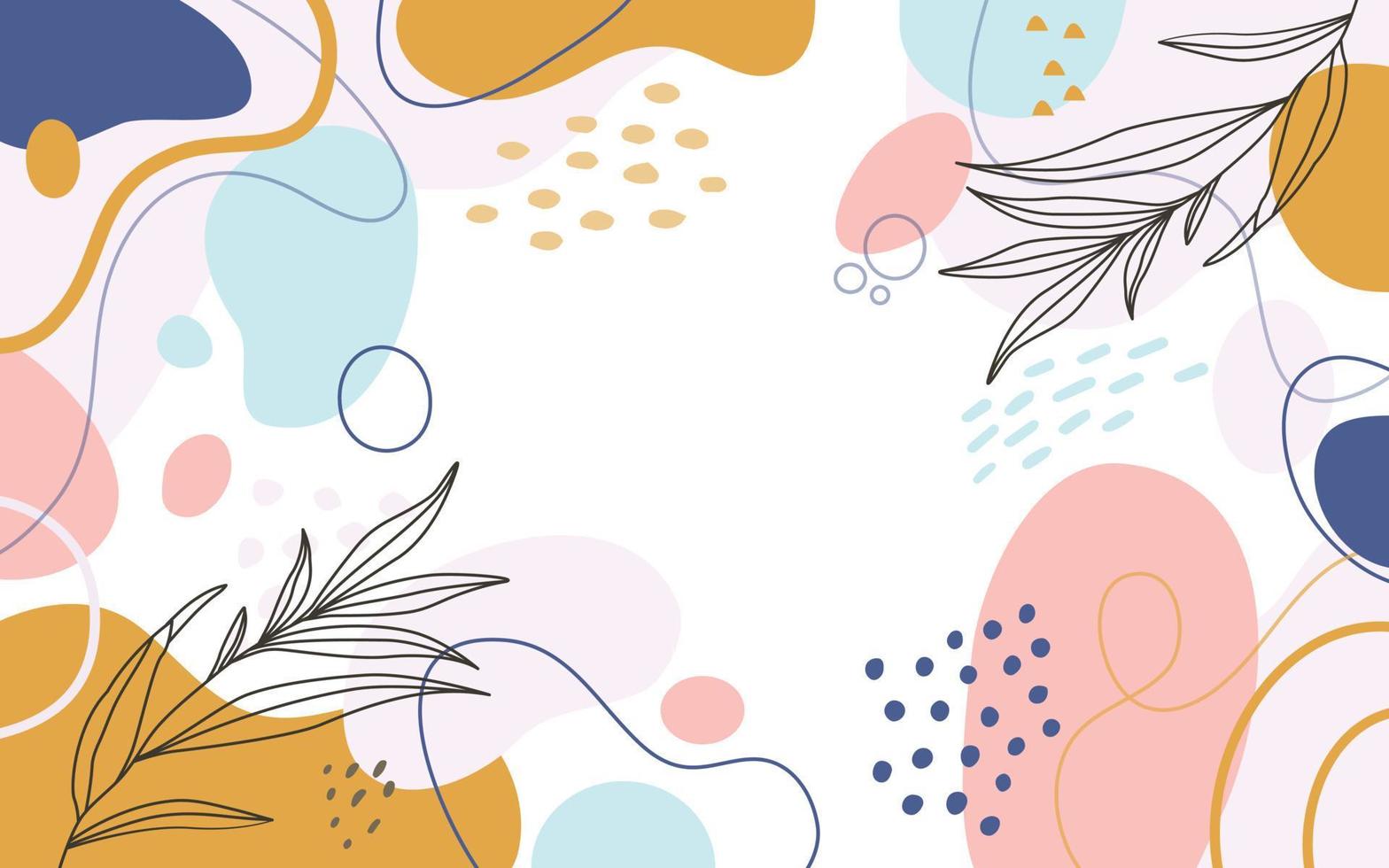 diseño banner marco flor primavera fondo con hermosa. fondo de flores para el diseño. fondo colorido con plantas tropicales. lugar para su texto. vector