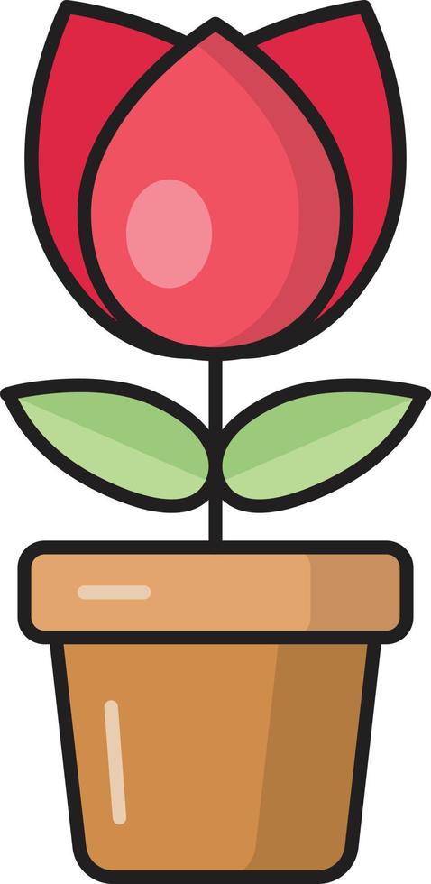 ilustración de vector de flor en un fondo. símbolos de calidad premium. iconos vectoriales para concepto y diseño gráfico.