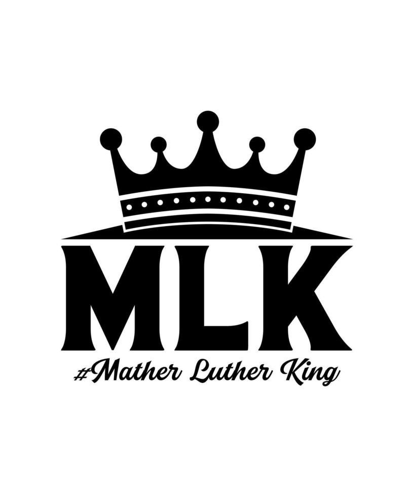 MLK mather luther king day vector