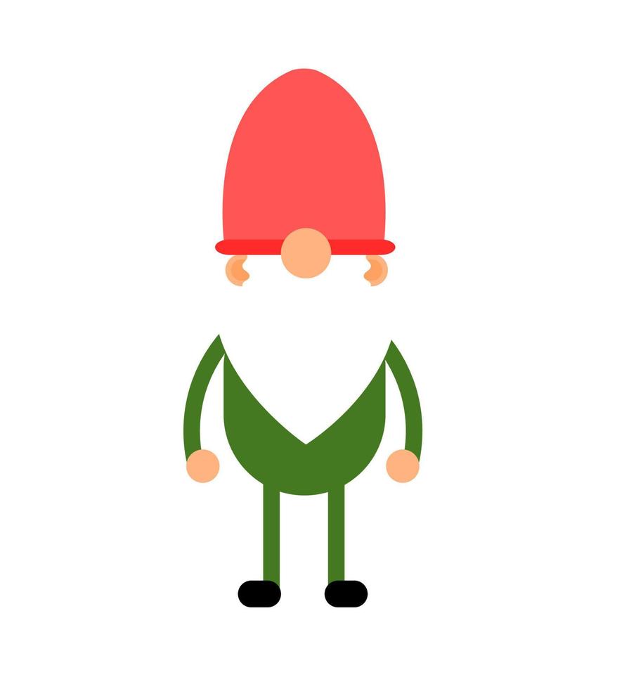 Christmas gnome clipart vector