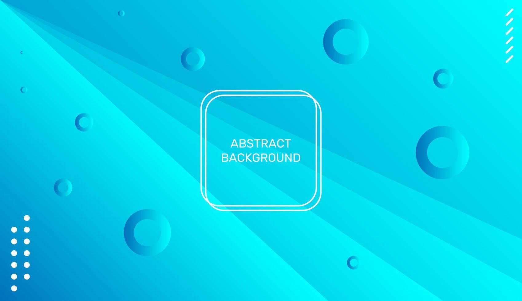 Geometric abstract background with light blue gradient color vector