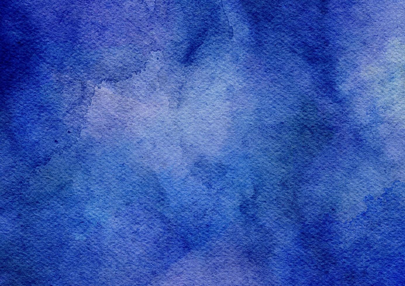 Blue watercolor pain on paper texture, Beautiful background with stain watercolor photo