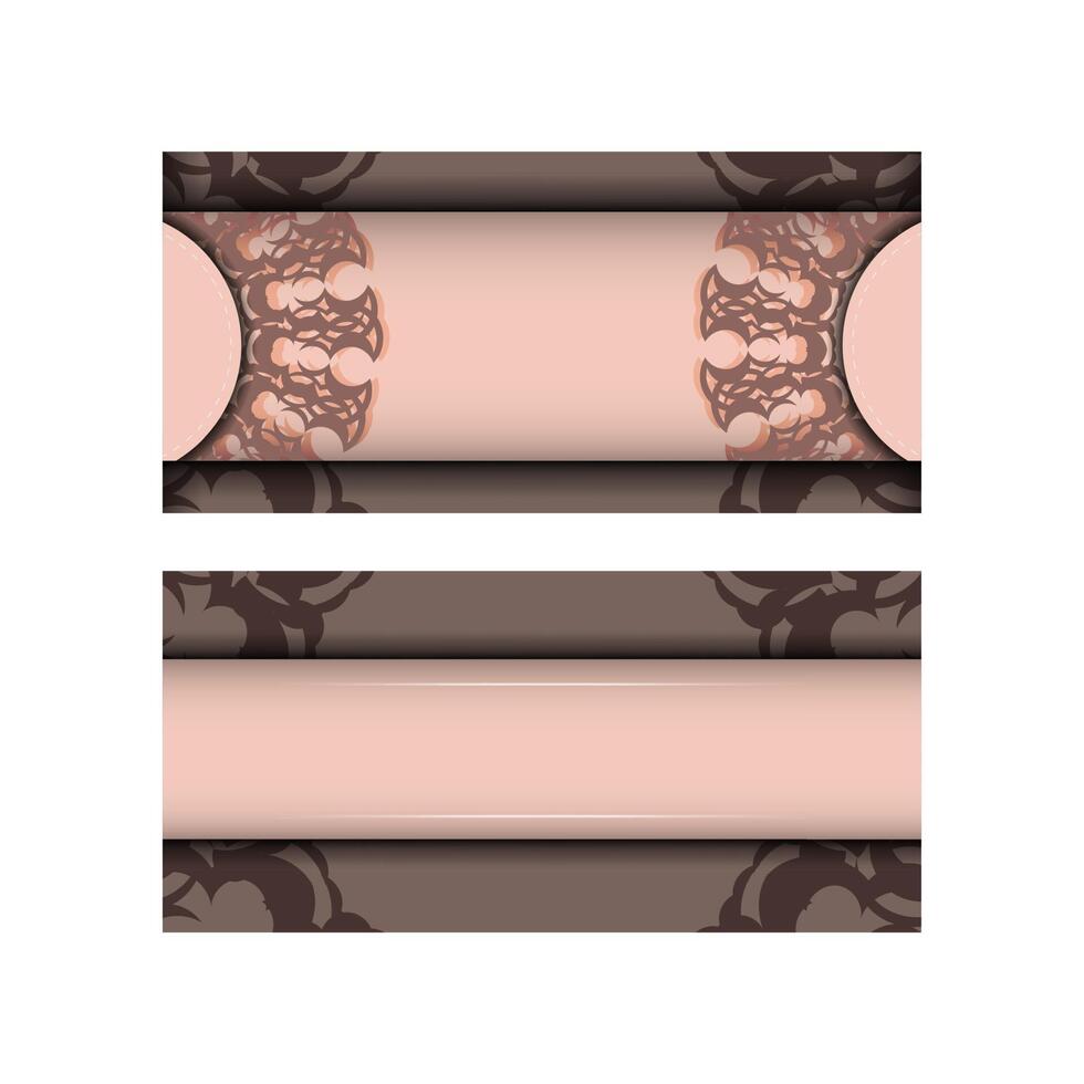 Two banners with ornate designs on them vector
