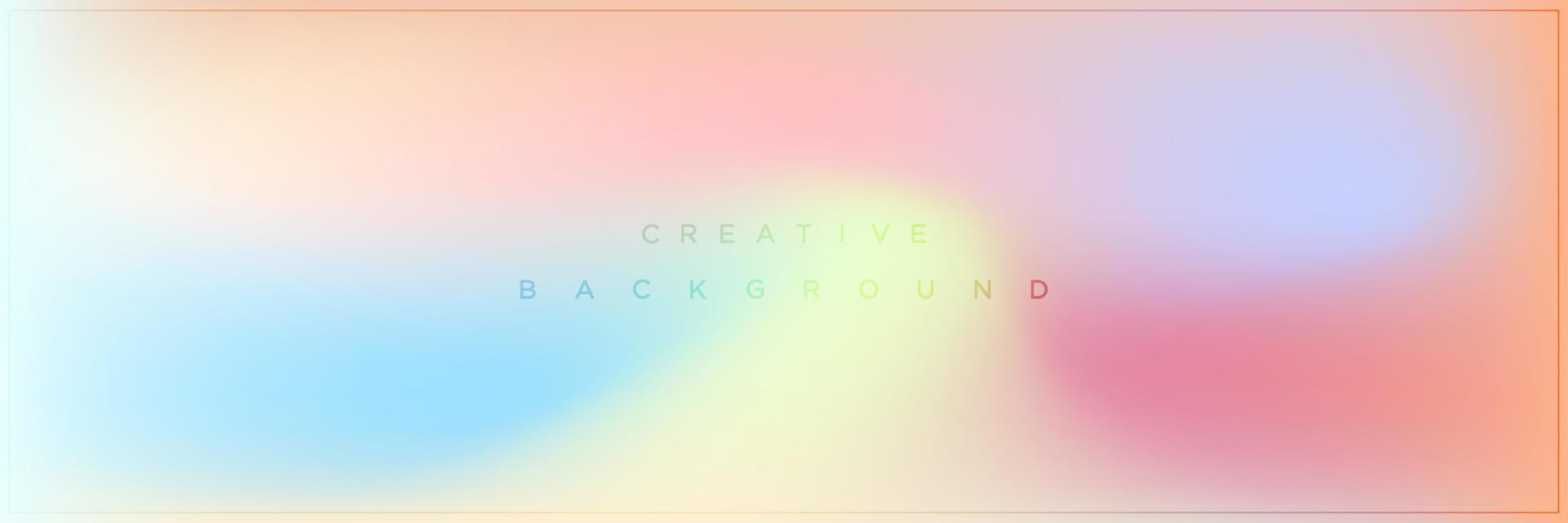 Modern abstract soft color banner gradient background design vector