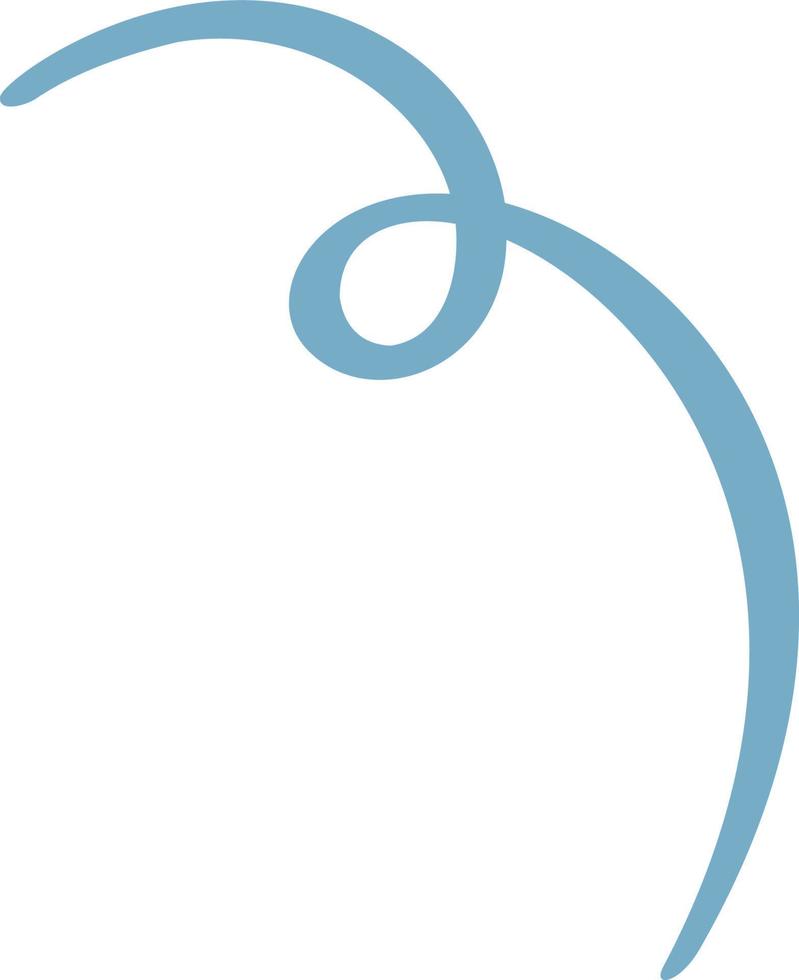 knotted Doodle Line vector