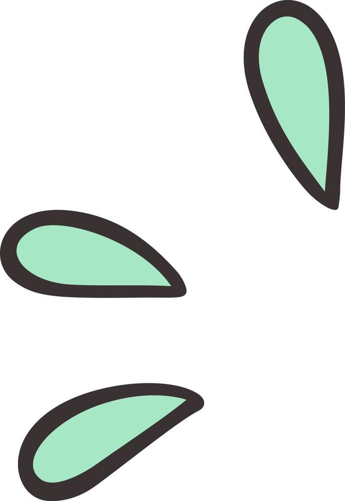 Worried Sweating Doodle vector