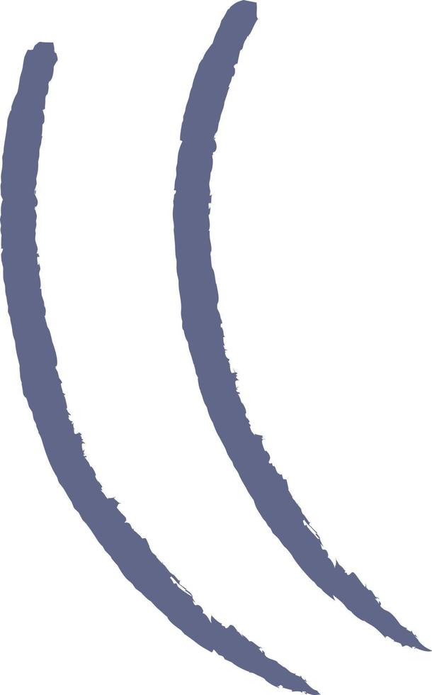Curved Doodle Lines vector