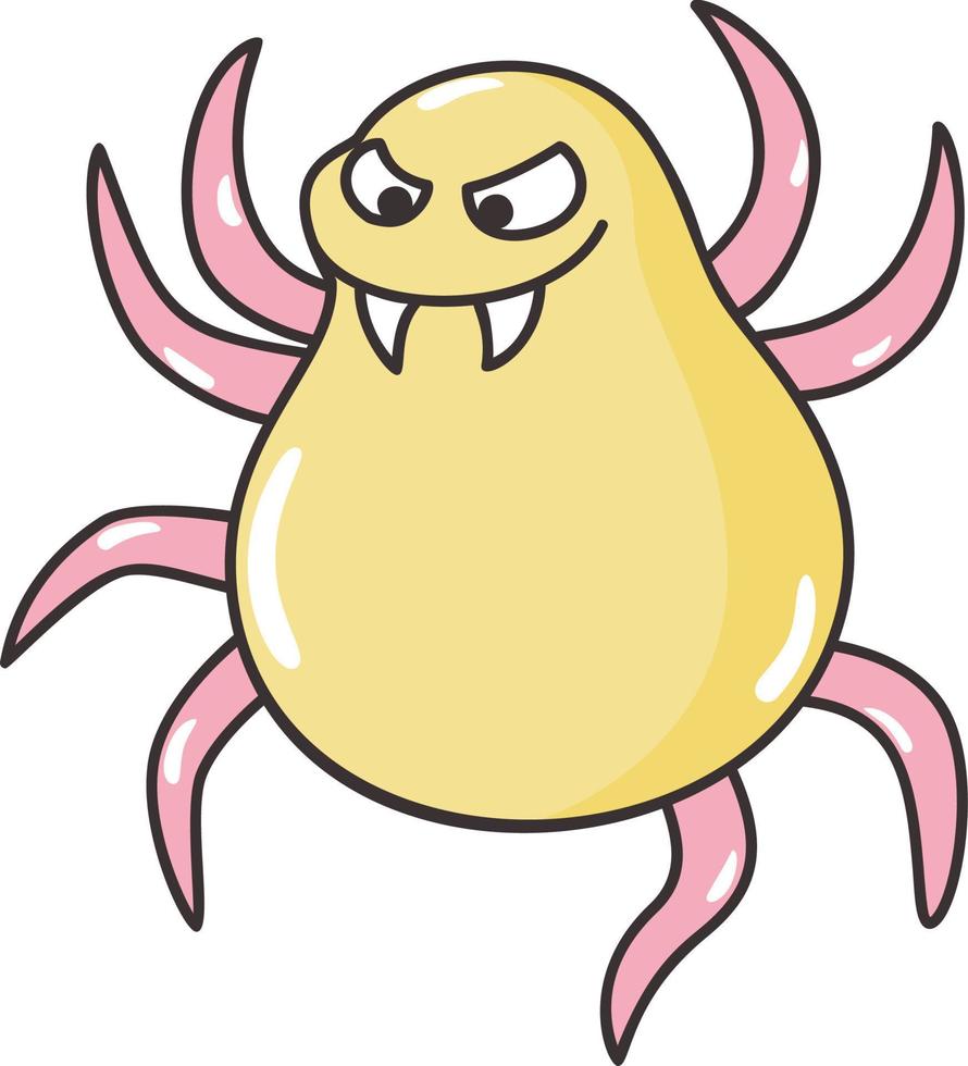 Mite Standing Illustration vector