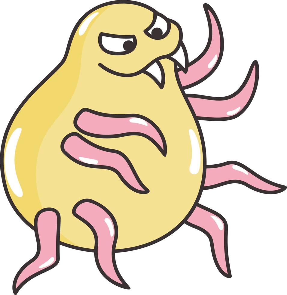 Mite Standing Illustration vector