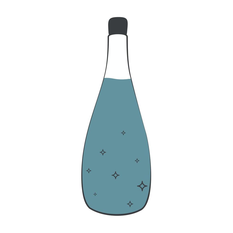 botella con liquido vector