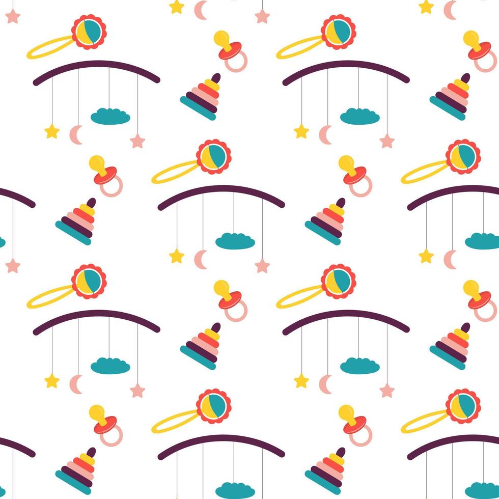 baby pattern design vector