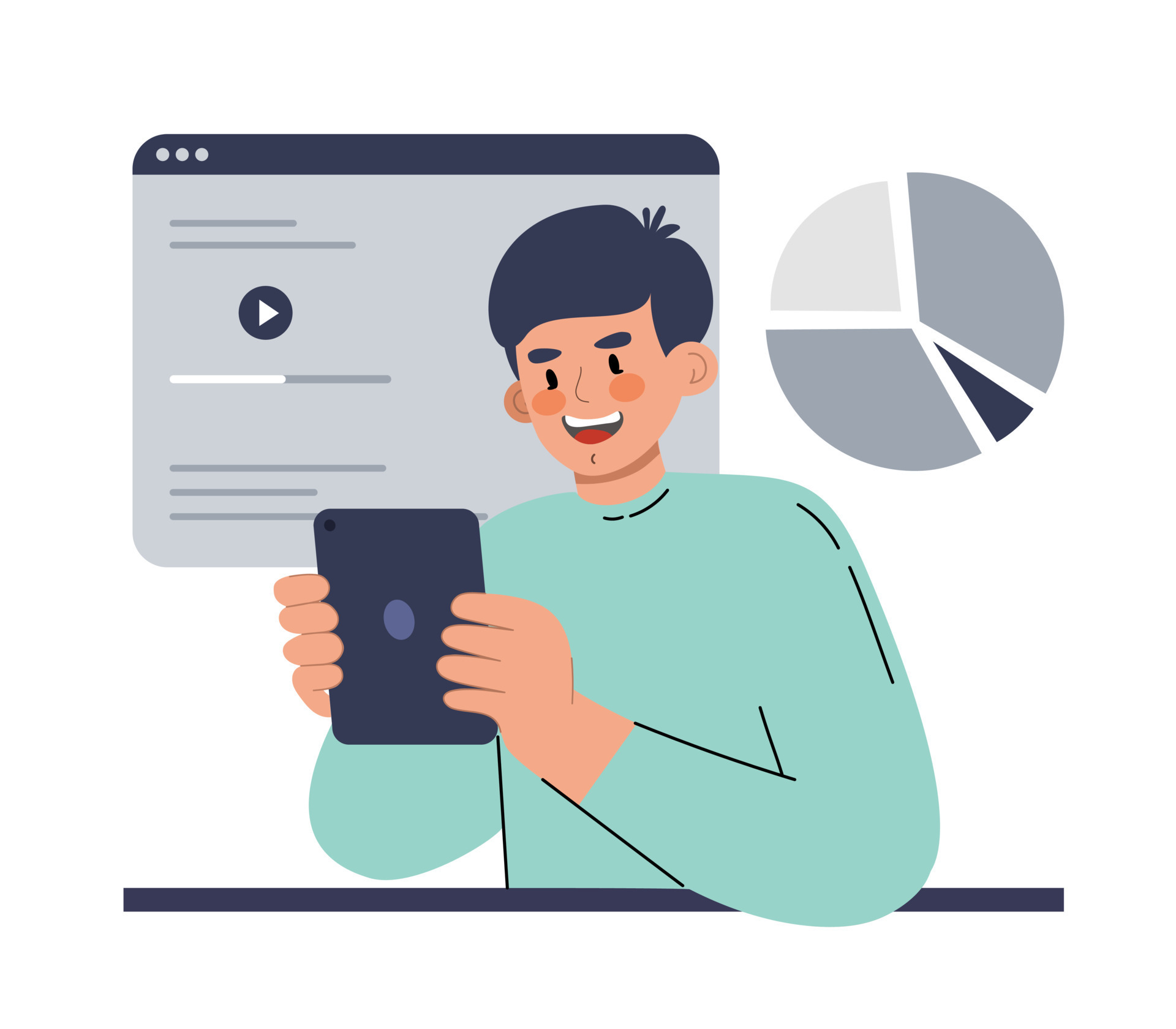 Ui ux designer arrangement interface elements of the application and ...