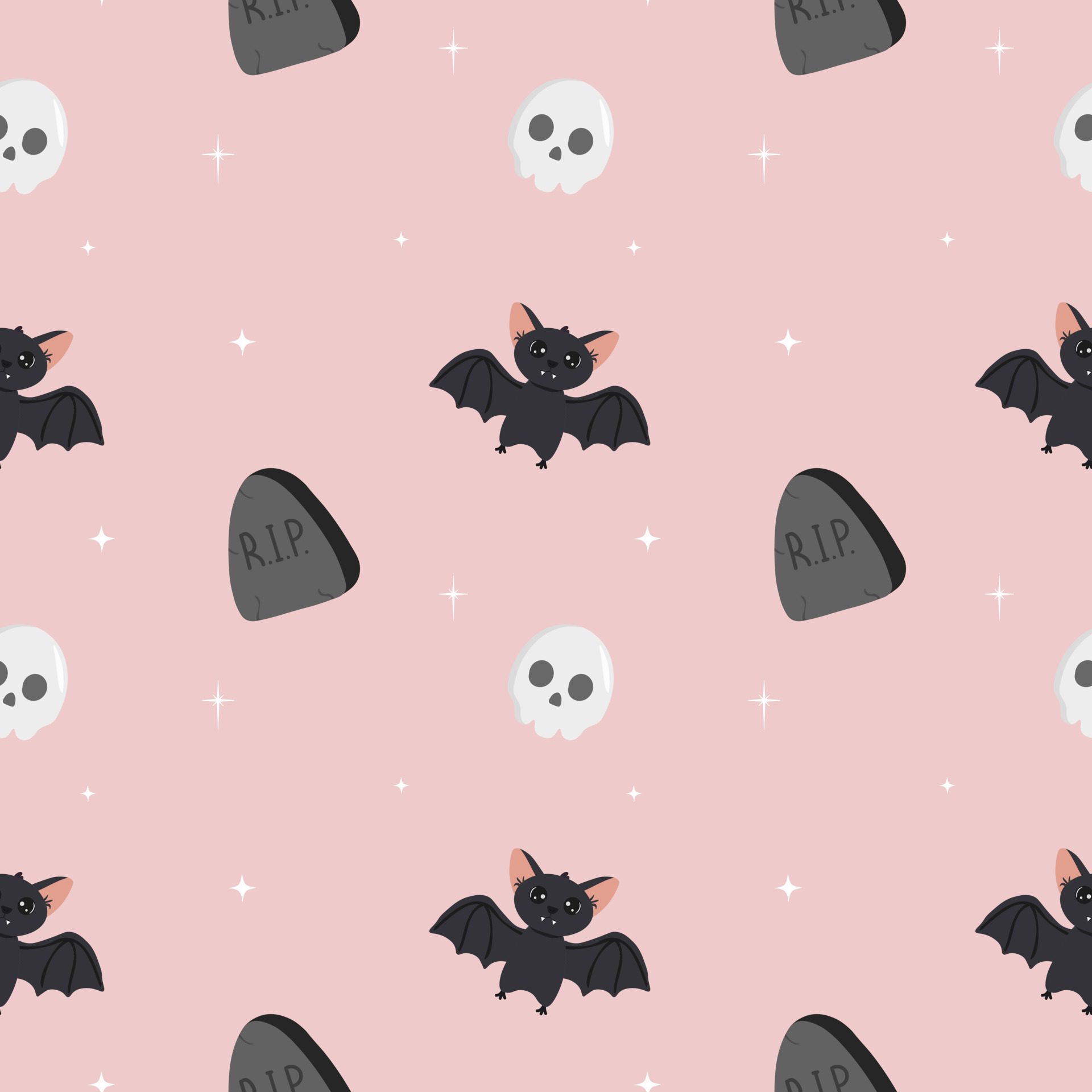 Premium Photo  Cute halloween background with copyspace kawaii black  cats vibrant purple paper bats pink pumpkins sweets funny white ghosts  flat lay on pink and purple paper copyspace place for text