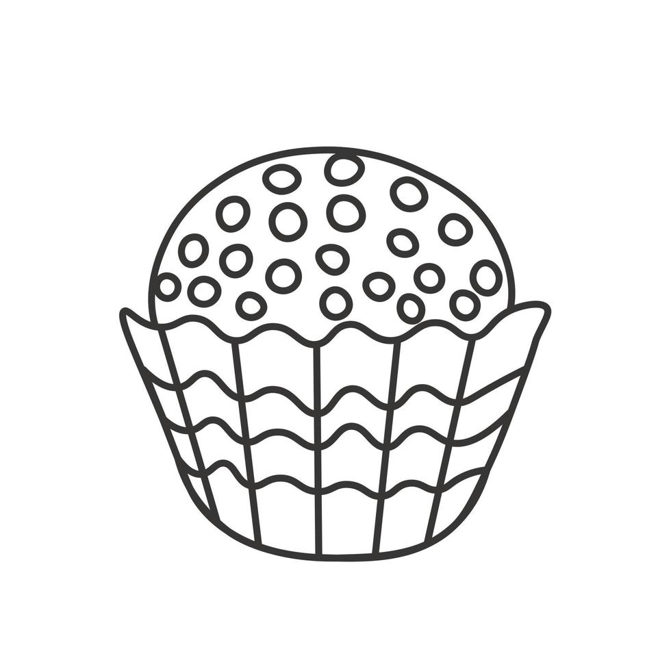 garabato gourmet brigadeiro vector