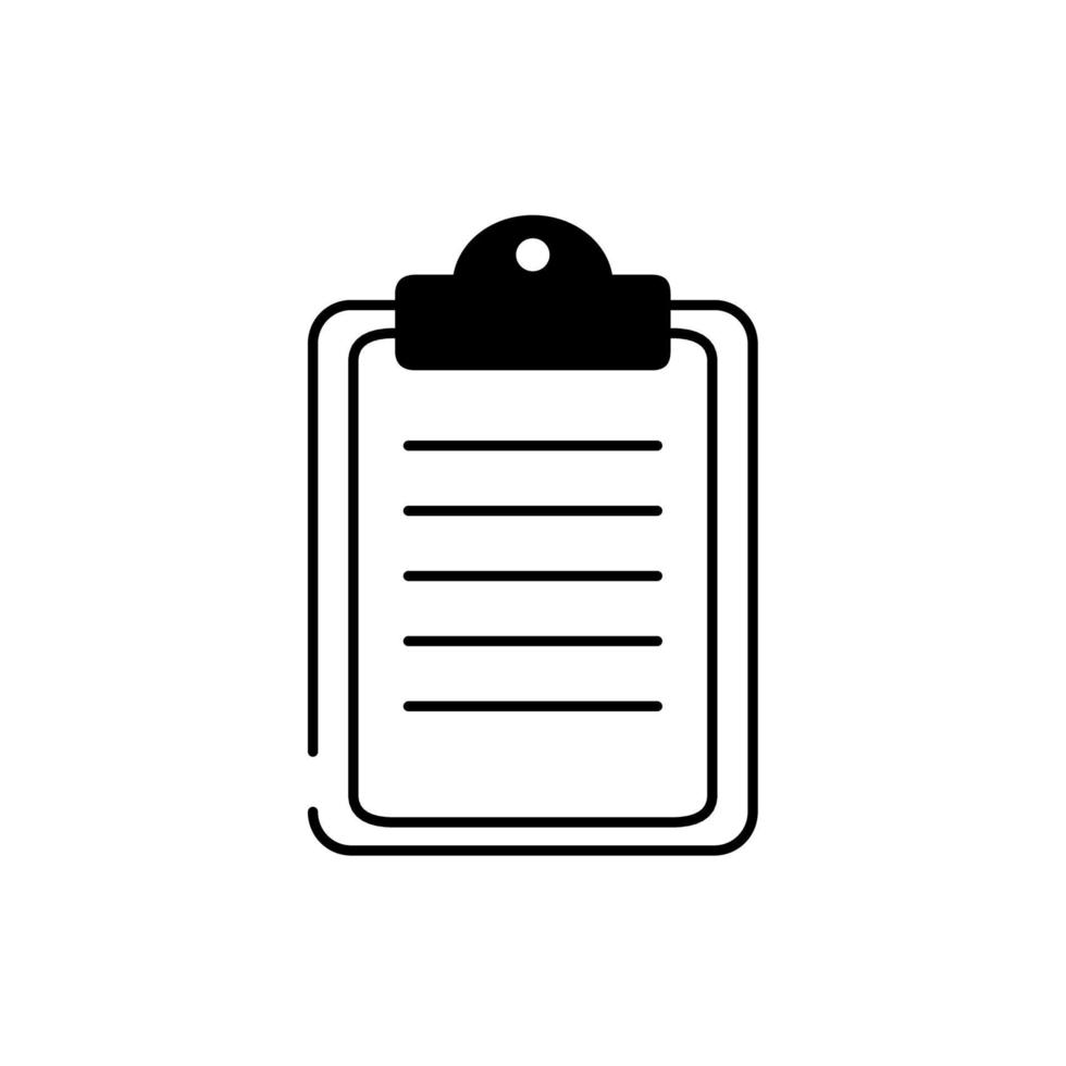 clipboard cargo delivery line style icon vector