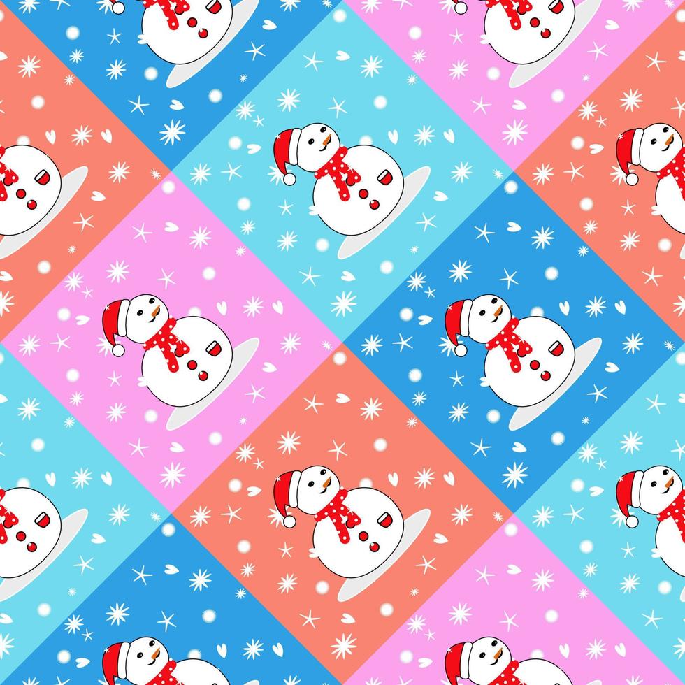 Seamless  Christmas pattern, Love concept. Design for wrapping paper, fabric  pattern, background, card, coupons, banner, Used to decorate the Merry Christmas and Happy New Year. vector