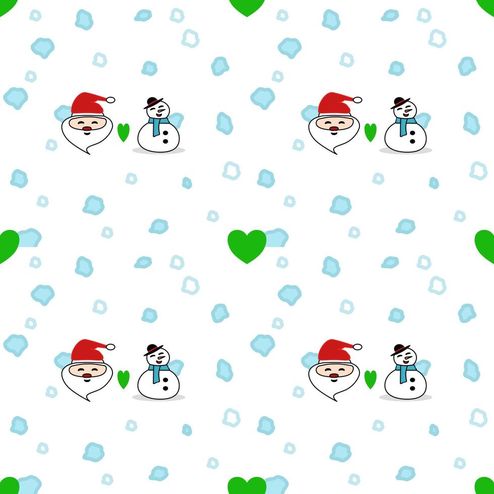 Seamless  Christmas pattern, Love concept. Design for wrapping paper, fabric  pattern, background, card, coupons, banner, Used to decorate the Merry Christmas and Happy New Year. vector
