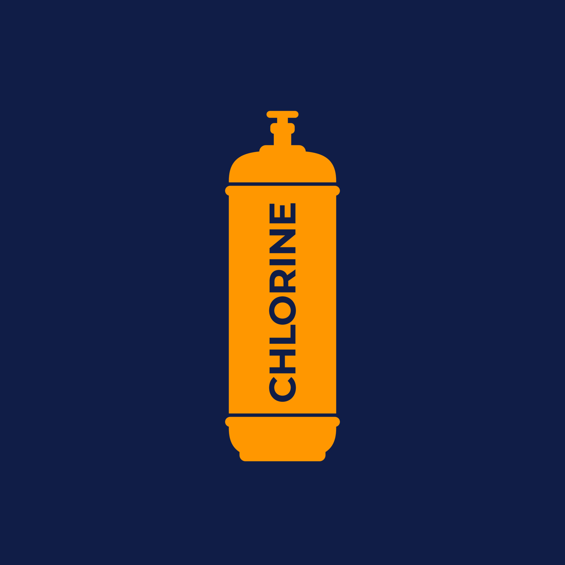 Chlorine gas tank icon, vector 13652461 Vector Art at Vecteezy