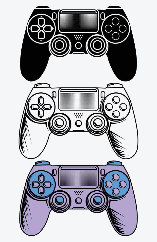 Realistic video Game console vector