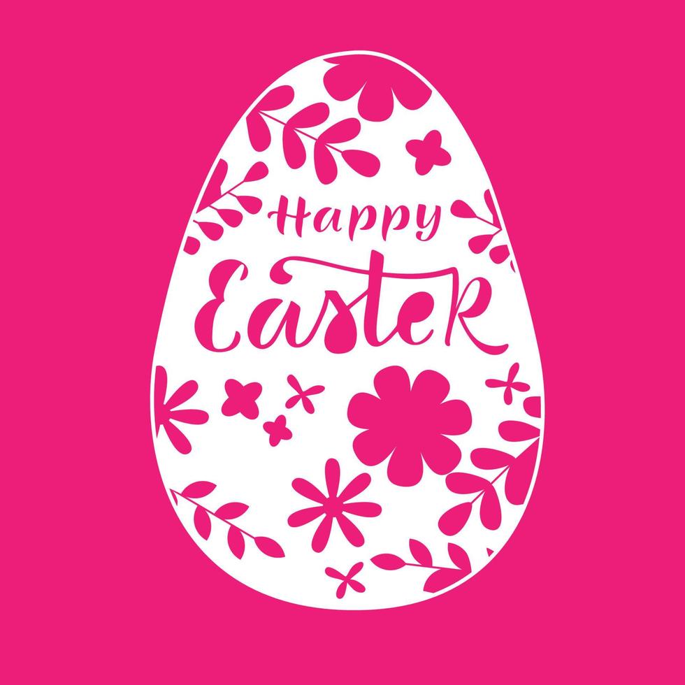 Paper Easter egg stickers. Laser cut. Easter eggs for Easter holidays. Easter egg in paper art ,paper cut, style. Vector