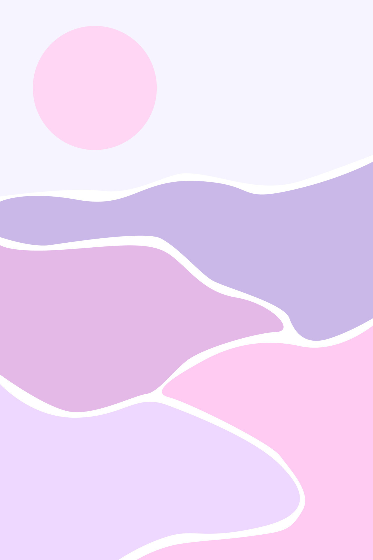 Trendy minimalist abstract landscape illustrations. Vector abstract