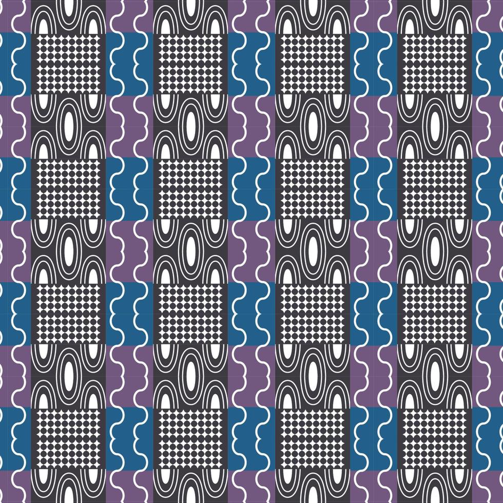 pattern design with circles , lines and stars vector