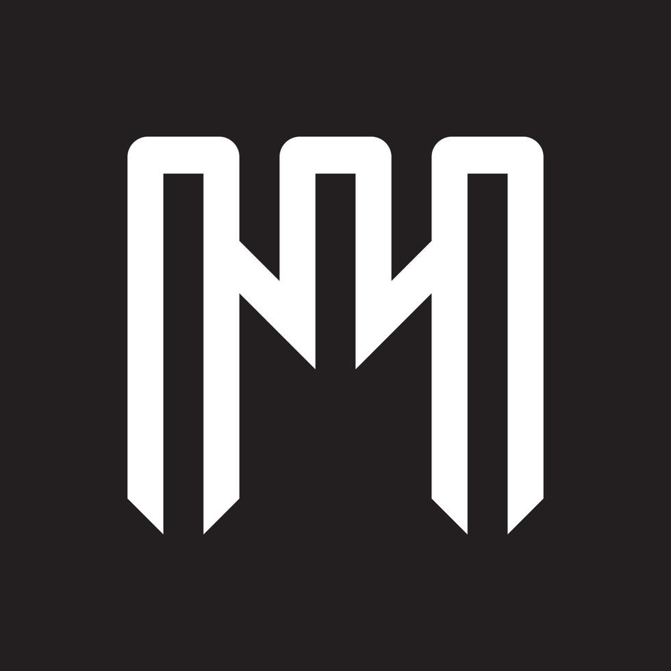 diseño del logotipo de la letra m. marca identidad corporativa vector m icono y logotipo.