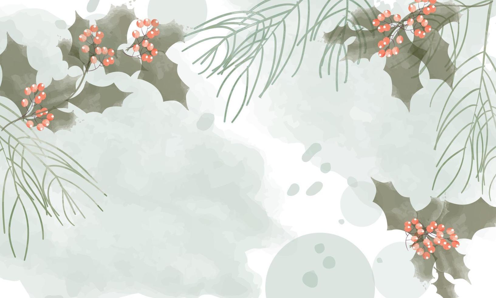 Winter background vector