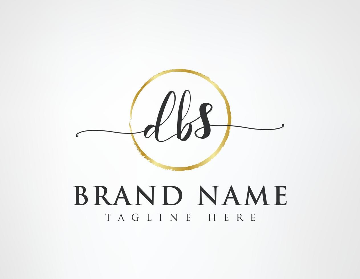 D B S Initial luxury Elegant Logo Template vector