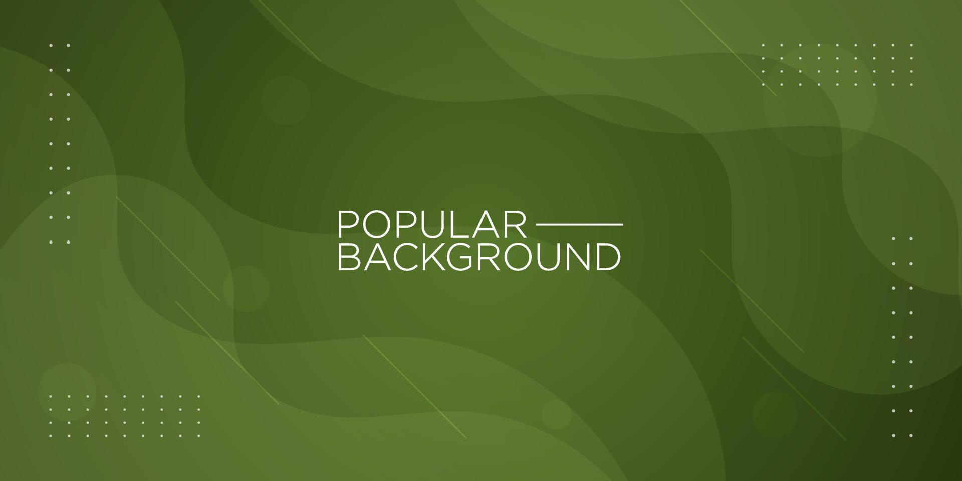 abstract green wavy shape geometric compotition background. Eps10 vector