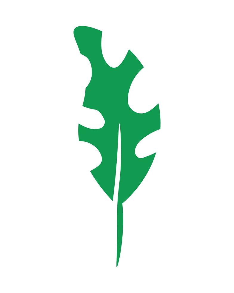 ilustración vectorial de hojas verdes vector