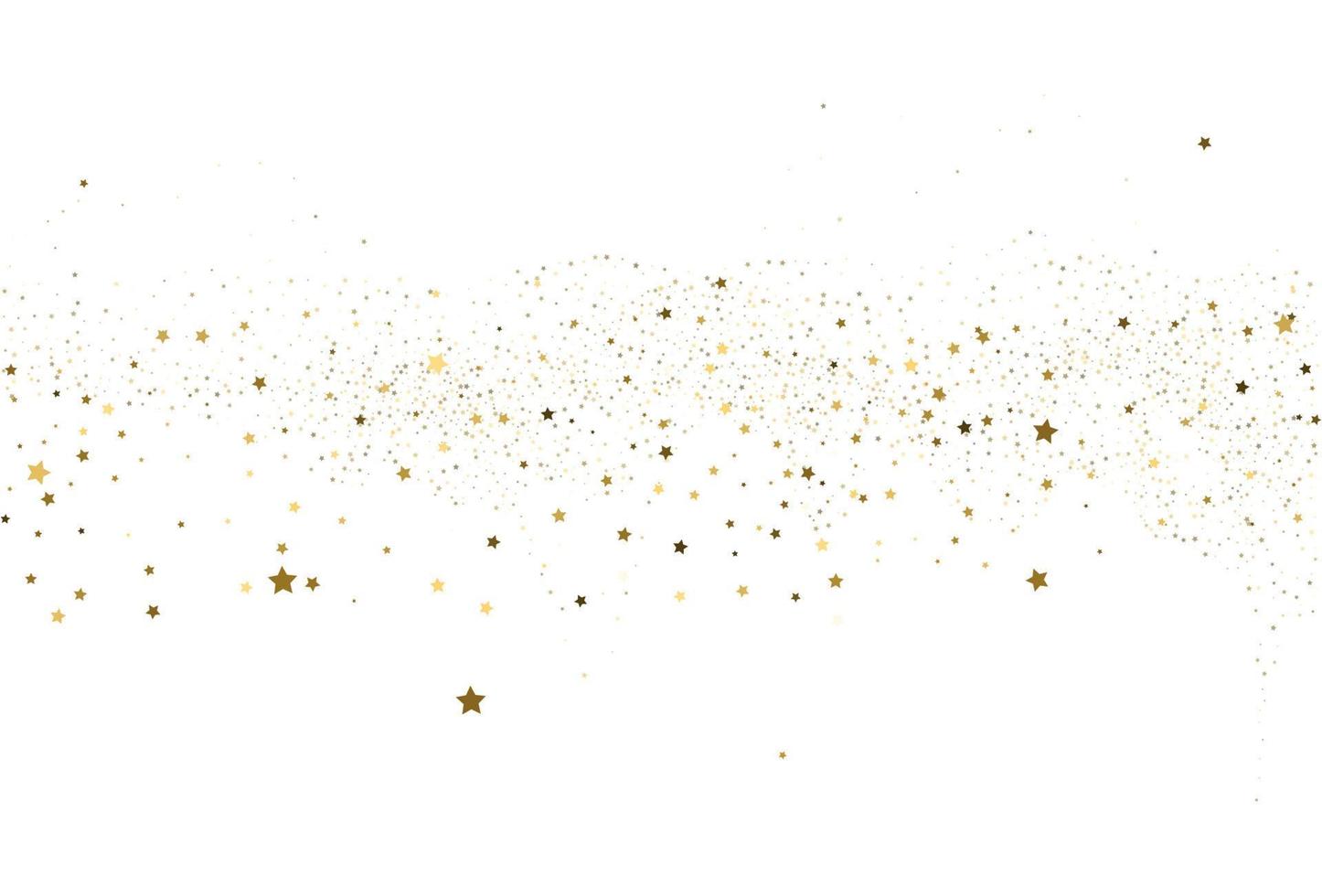 Light gold glitter confetti texture vector