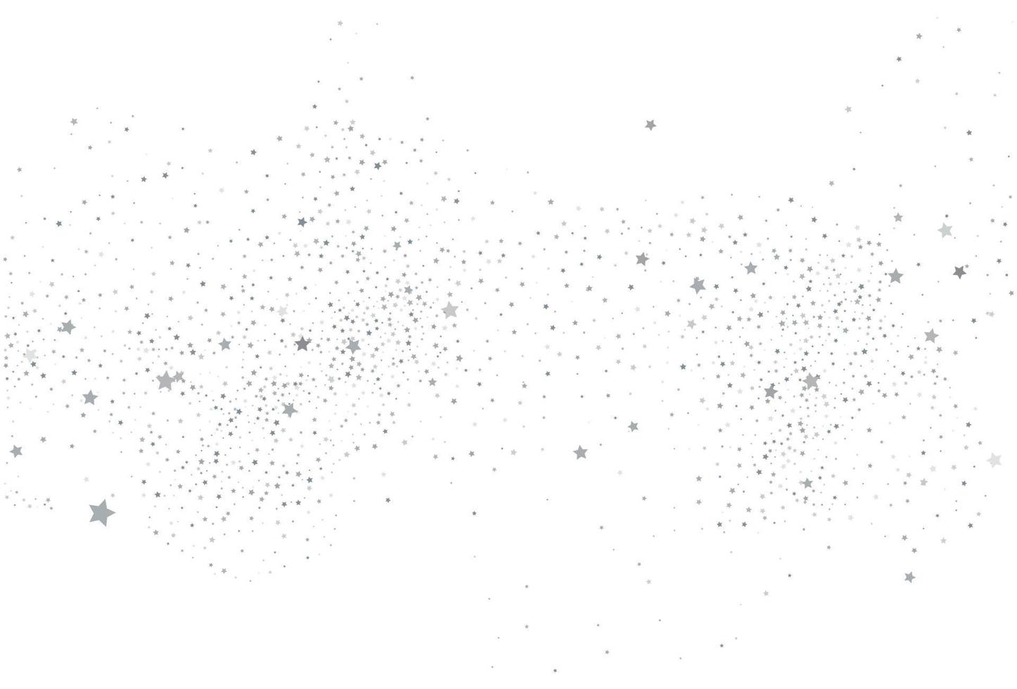 Light silver glitter confetti background. White festive texture. vector