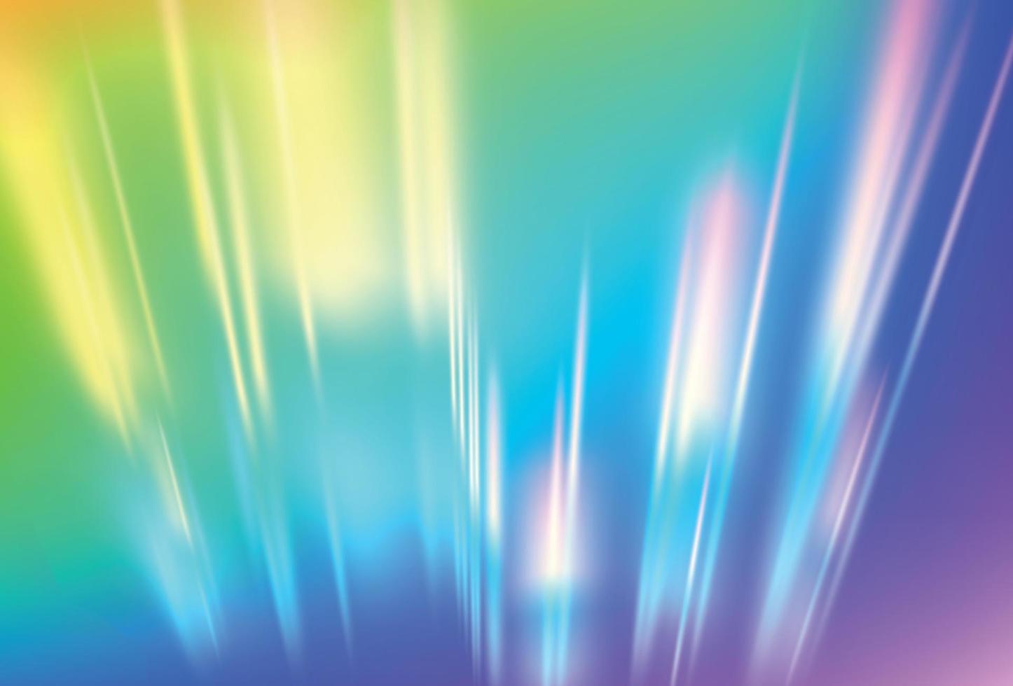 Prism backdrop. Rainbow lights background. vector