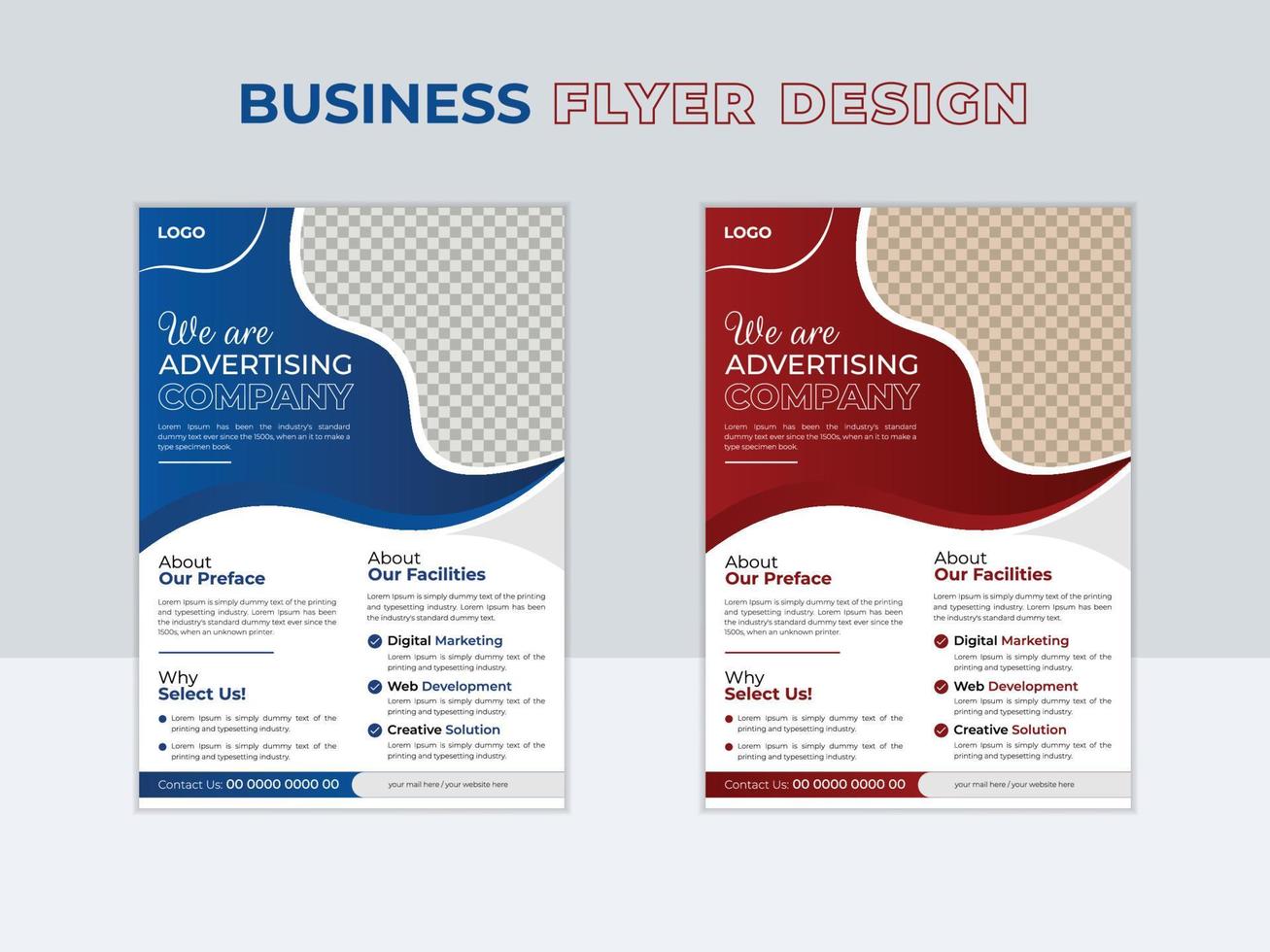 plantilla de diseño de diseño de portada de folleto o folleto de negocios moderno. vector