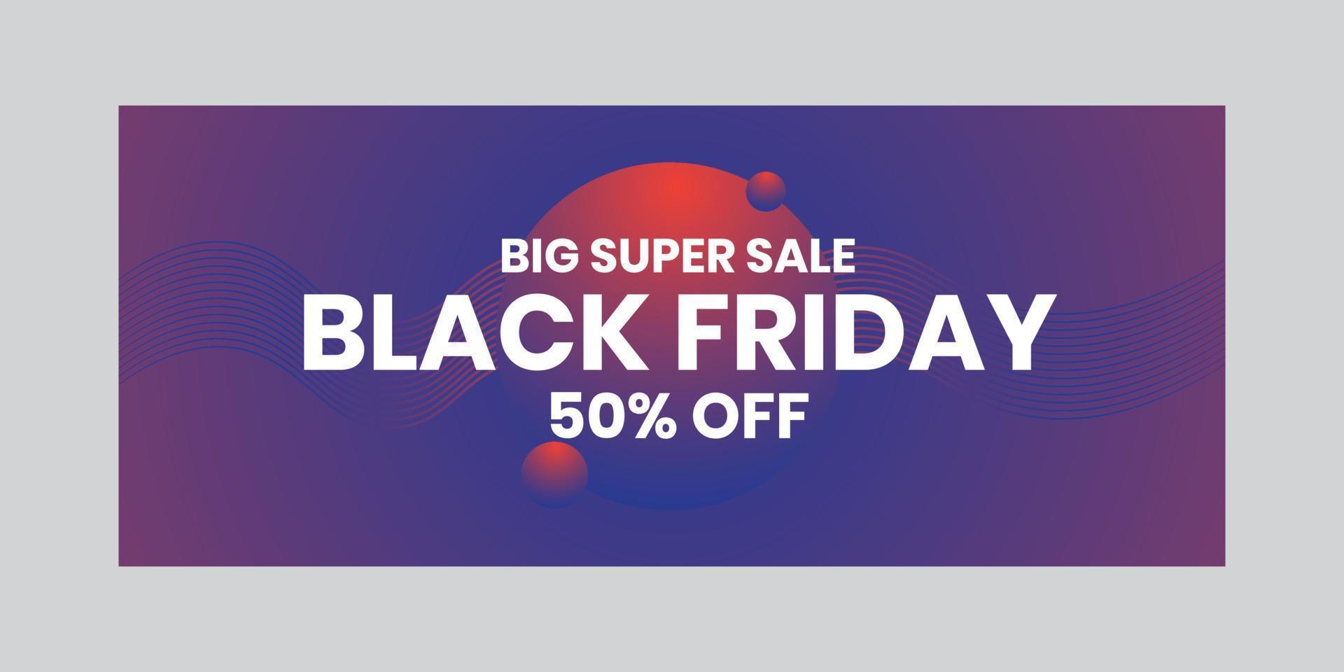 Black Friday Promotional Banners vector