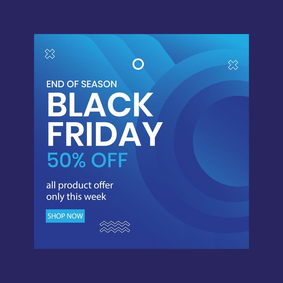 Black Friday Promotional Banners vector