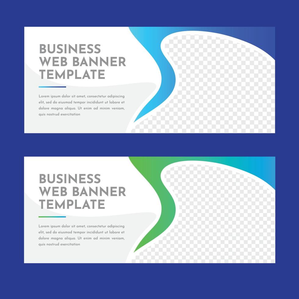 Business Corporate Web Banners vector